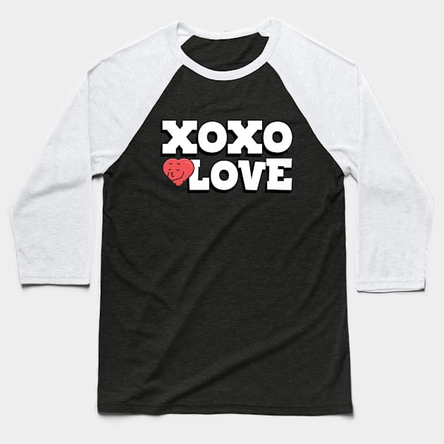 Xoxo Love Baseball T-Shirt by attire zone